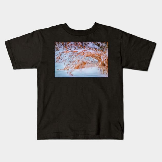 Long Winter Kids T-Shirt by EileenMcVey